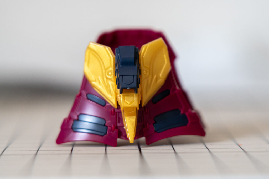 SDW HEROES 信長ガンダムエピオン　腰部は装飾がかなり細かくされているポイント。パーツ分割されているので、それぞれ塗装することが出来るのがうれしい。