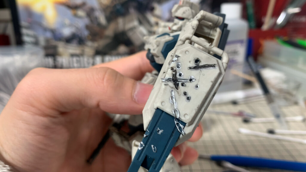 弾痕の作り方