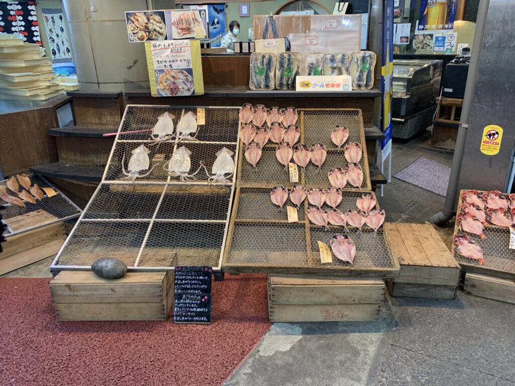 大きな干物がおいしそう。