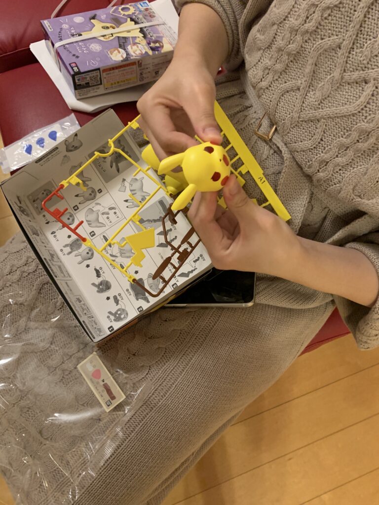 10分くらいで作れる簡単プラモ