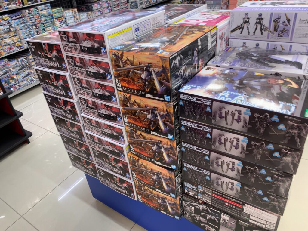 パトレイバーなどが豊富においてある