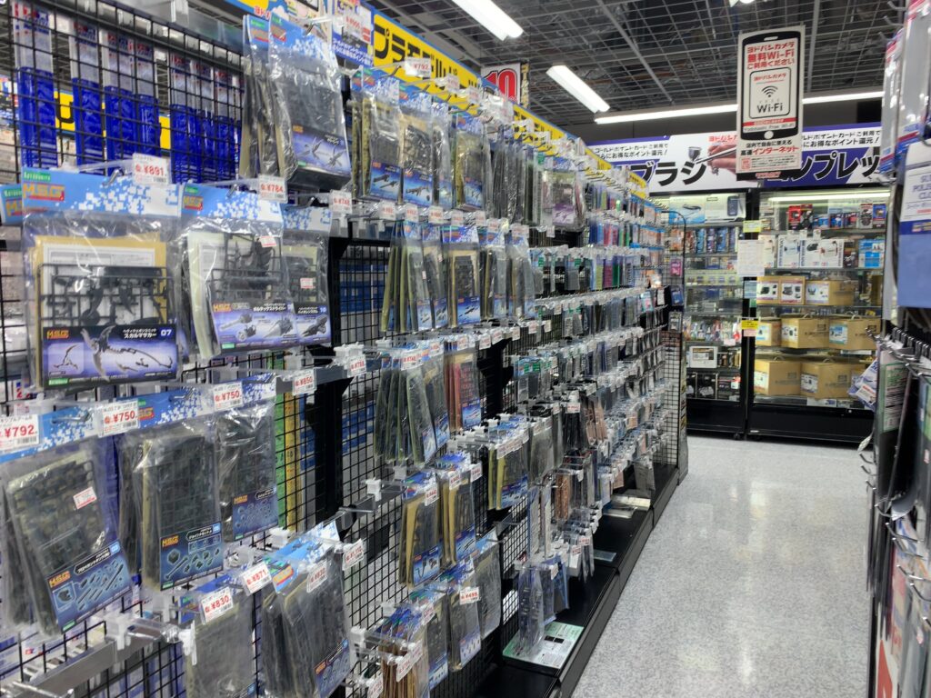 追加パーツなども豊富な取り揃え