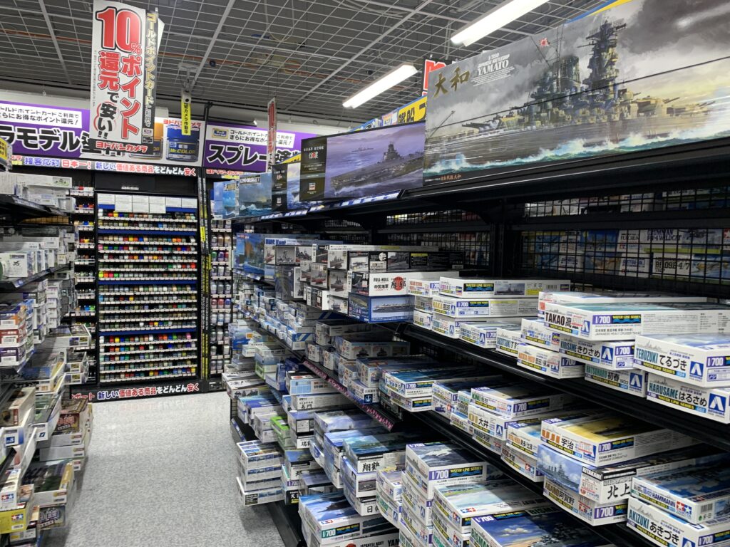 タミヤコーナーはかなり充実