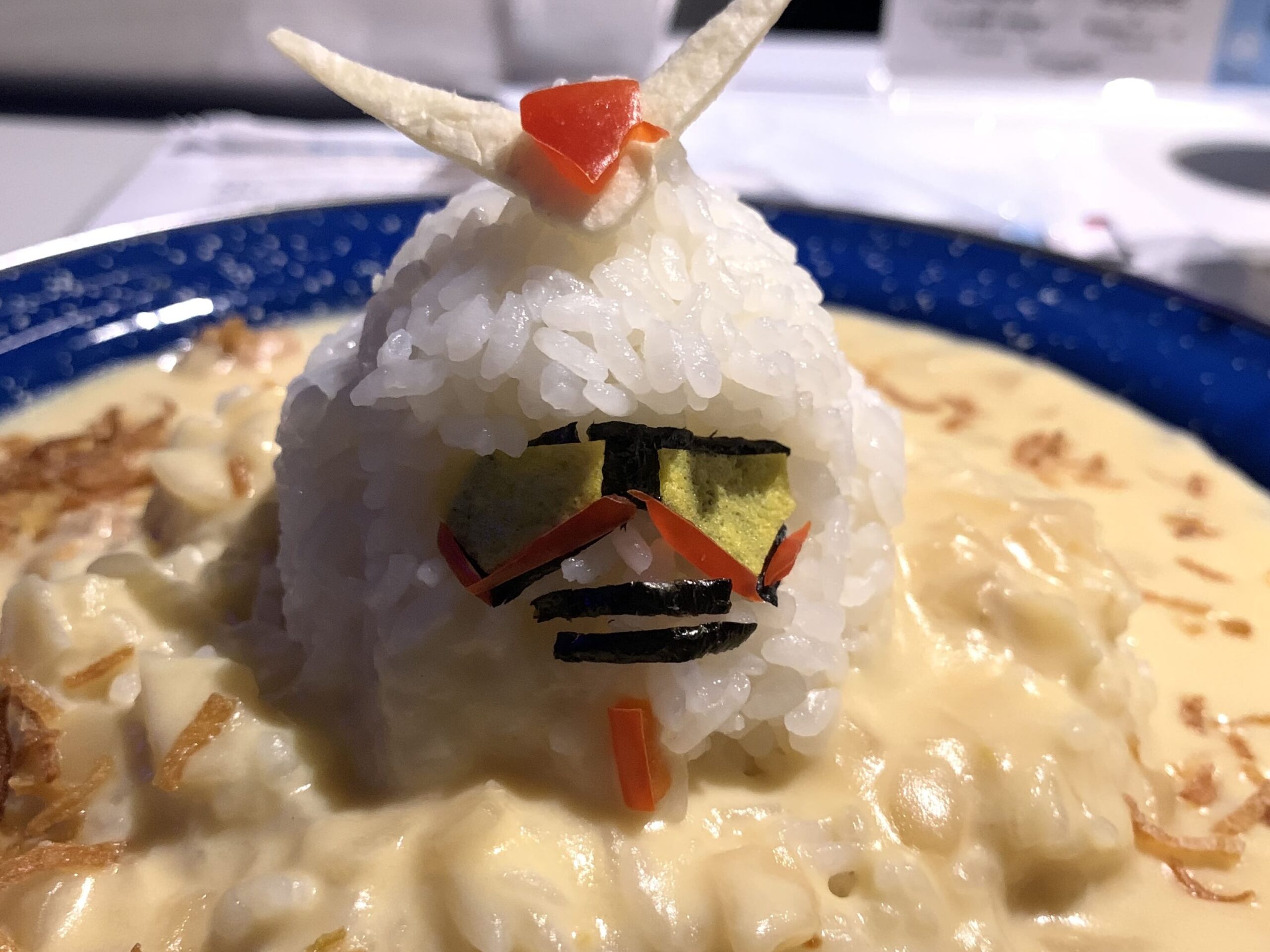 連邦の白いやつカレー！味もおいしい！