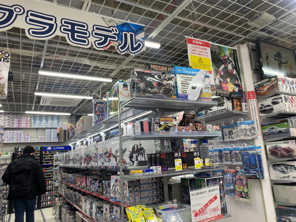 プラモデルコーナー