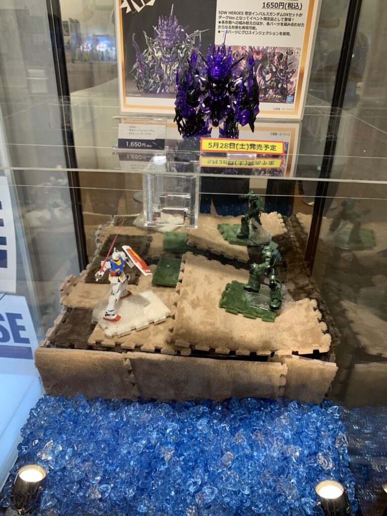 ジオラマも展示されている。テンション上がる