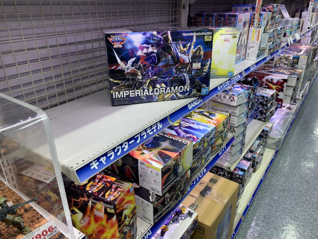 新宿ヨドバシカメラプラモデル品揃え