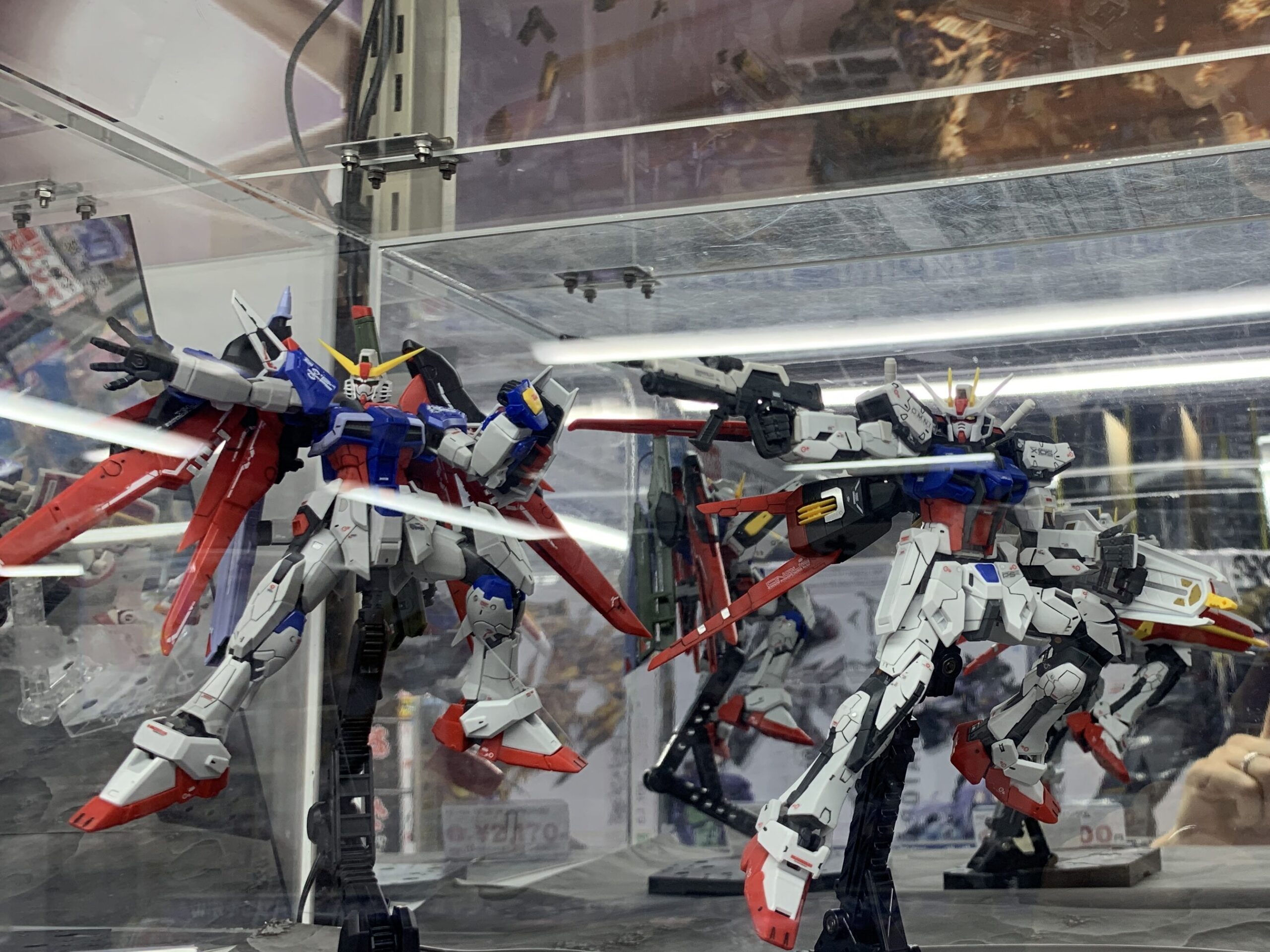 新宿ヨドバシカメラ　東口別館　展示品ガンプラ