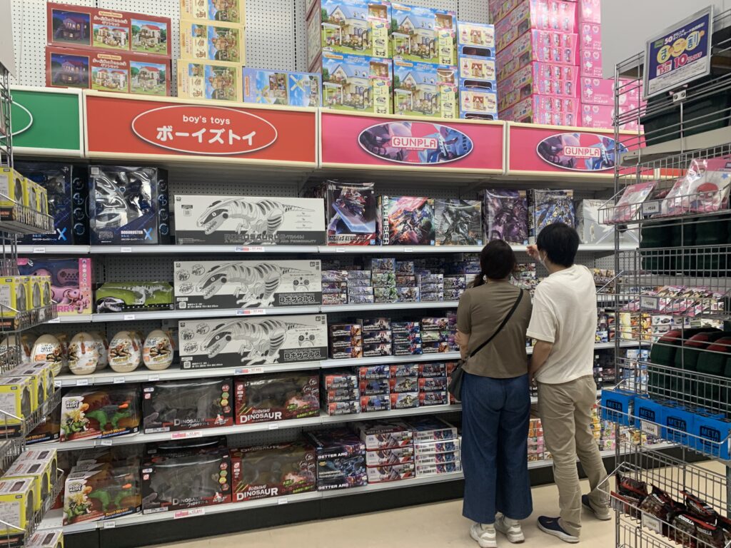 プラモデルコーナーは割と小さ目