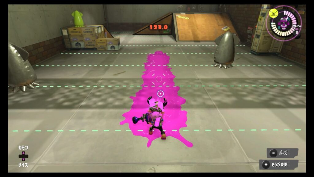 スプラトゥーン3　H3リールガン　射程距離