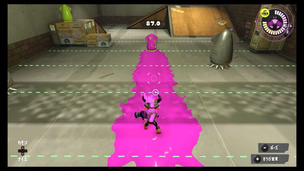 スプラトゥーン3　L３リールガン　射程距離