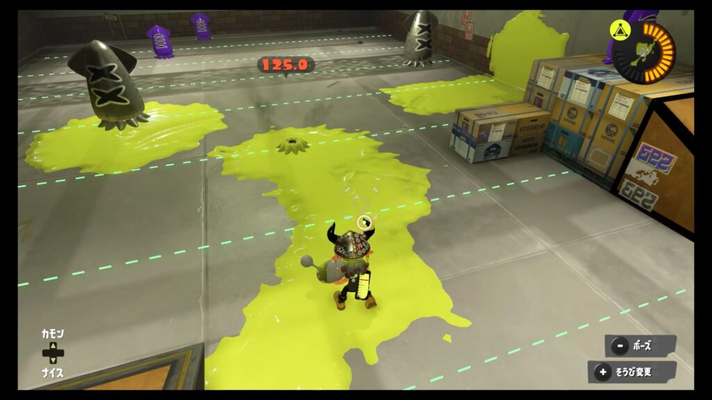 スプラ3　スプラトゥーン3　ノヴァブラスター　最大ダメージ射程範囲