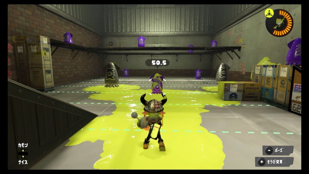 スプラ3　スプラトゥーン3　ノヴァブラスター　最大射程範囲