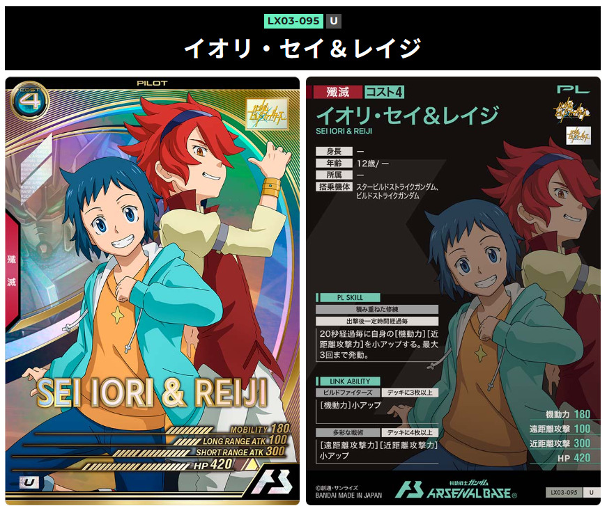 イオリ＆レイジ　ビルドファイターズ