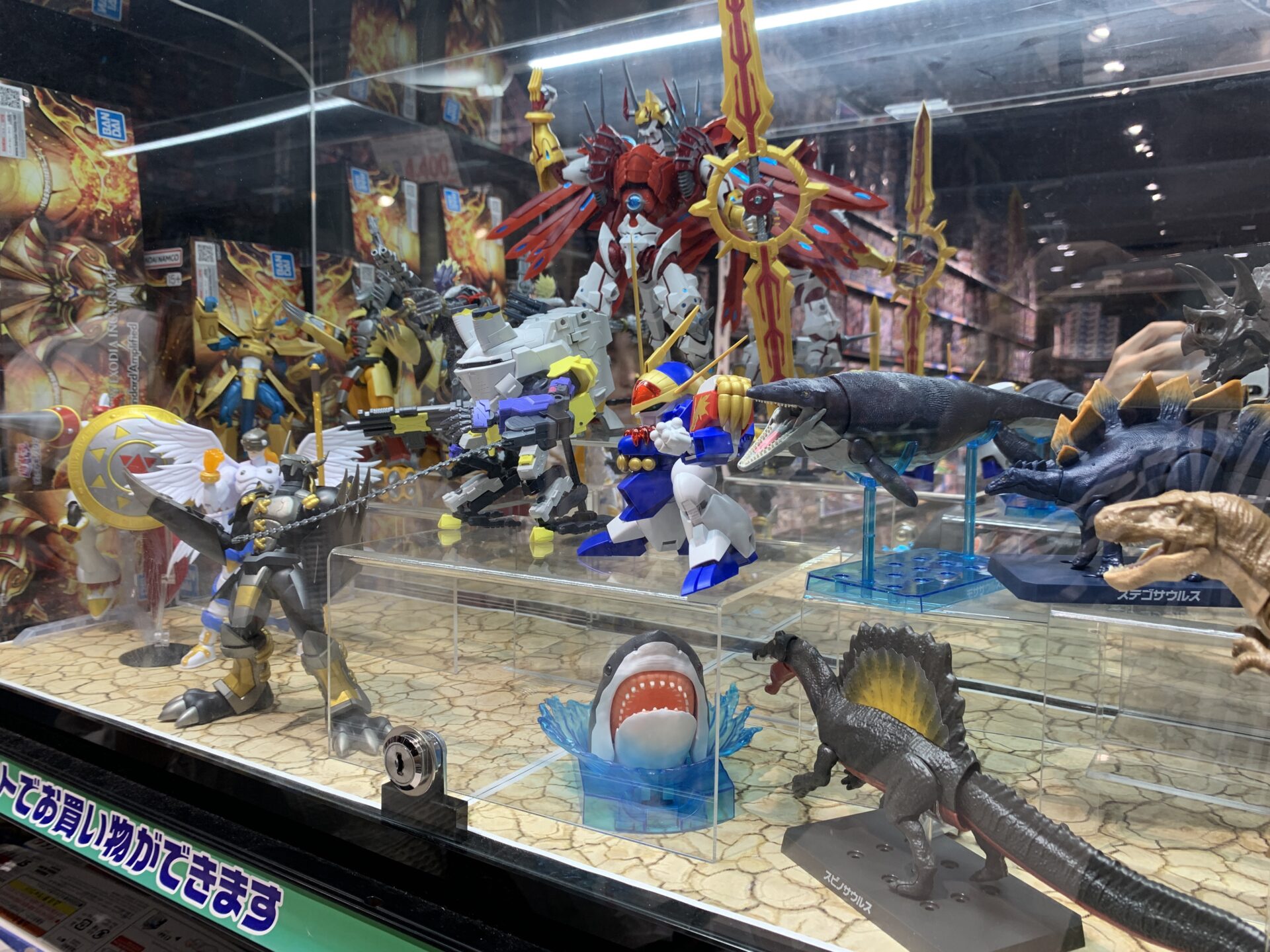 デジモン系のプラモデルも豊富