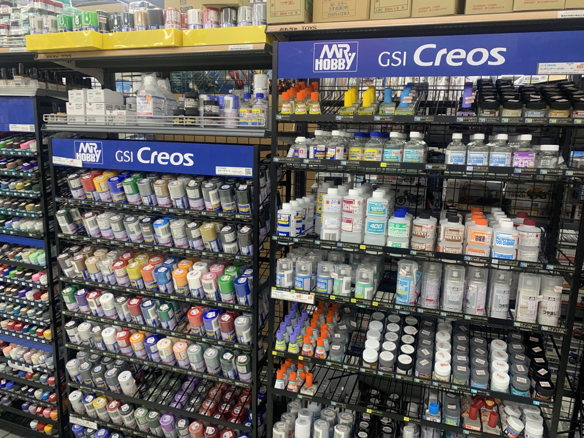 クレオスには力を入れていますね。