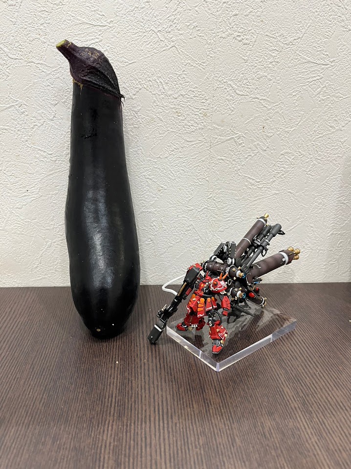サイコザクのサイズ感の比較