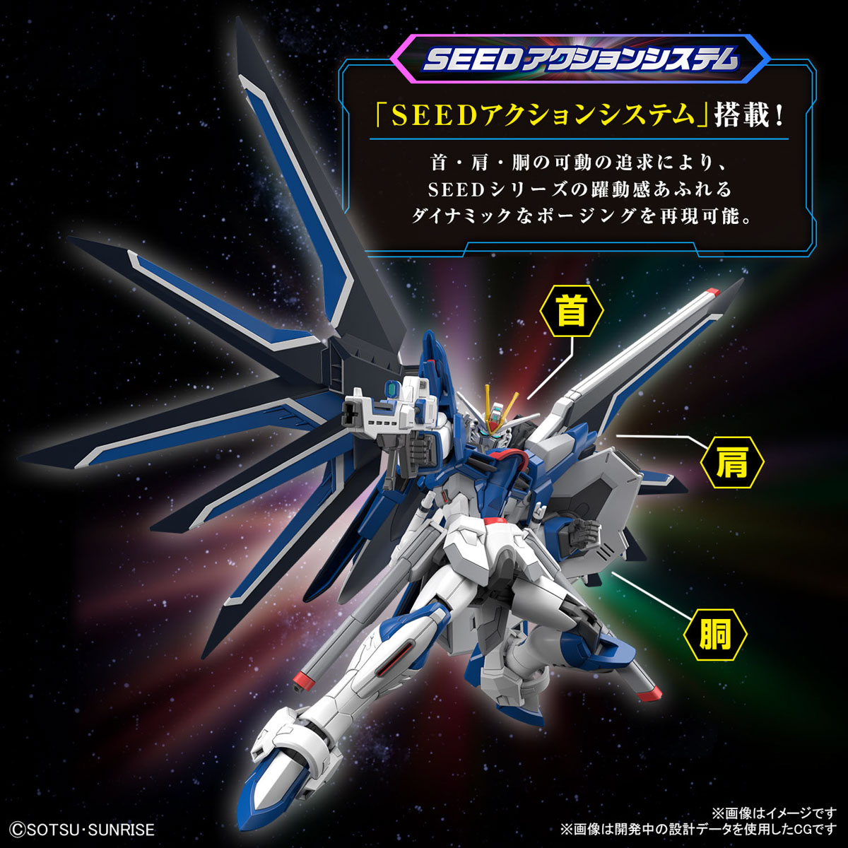 HGライジングフリーダムガンダム