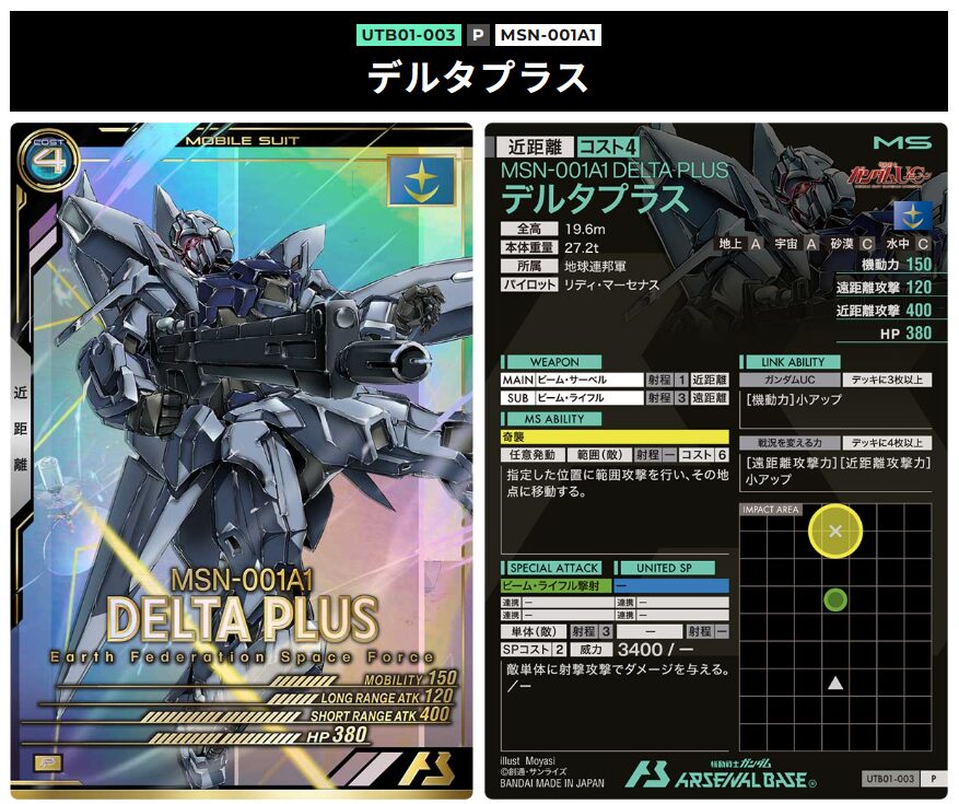 デルタ＋　アーセナルベース